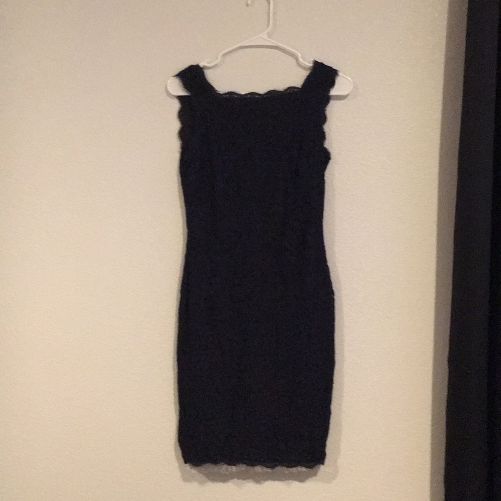 Lace dress blue